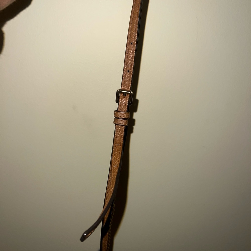 Michael Kors Tan and Brown Logo Crossbody Bag - Picture 3 of 4